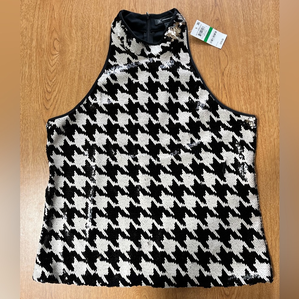 INC International Concepts Sequin Top